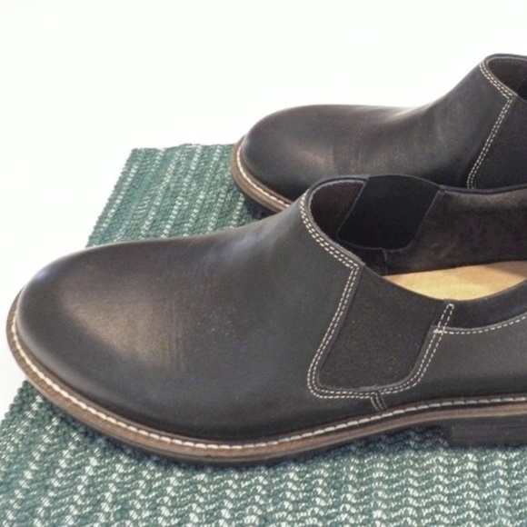 NEW!! NAOT Men\'s Black Brown SHOES LOAFERS 7 (40)